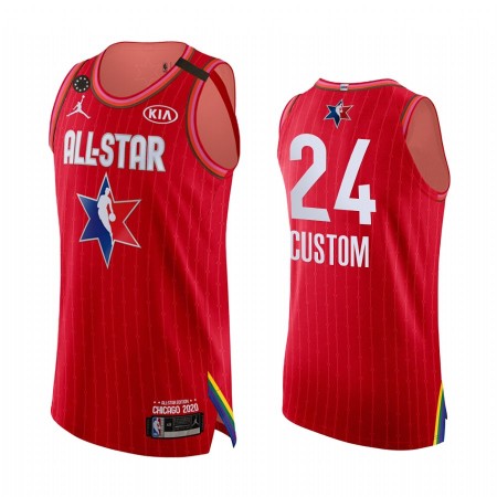 Dres Prilagođeni 24 NBA 2020 All-Star Jordan Brand Kobe Forever Crvena Swingman